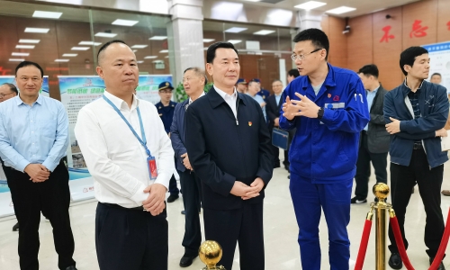 全國人大常委會委員、社會委副主任委員秦生祥蒞臨桐昆嘉興石化調(diào)研