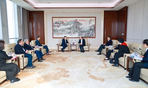 光大銀行杭州分行行長張榮軍蒞臨桐昆調(diào)研
