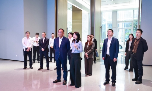 中國移動浙江公司黨委書記、董事長、總經(jīng)理?xiàng)顒τ钌W臨桐昆調(diào)研