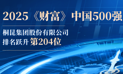 桐昆榮登2025《財(cái)富》中國500強(qiáng)第204位！